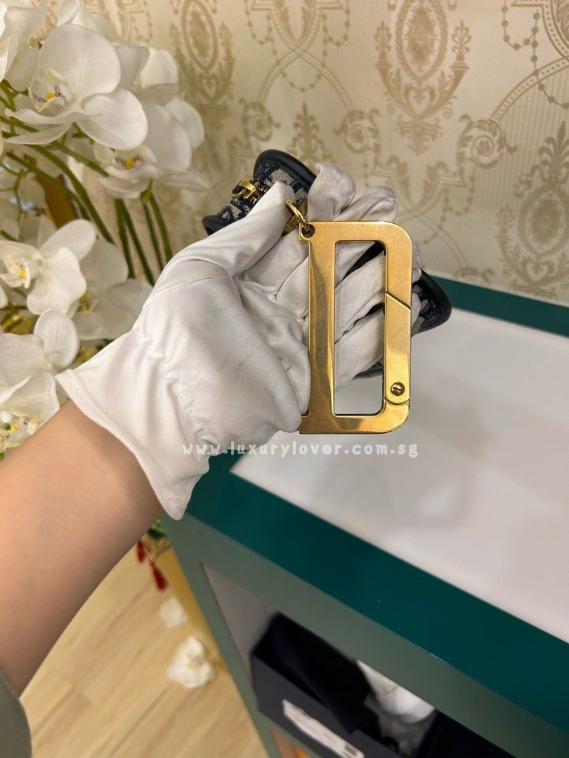 Thumbnail: LNIB Dior Quake Oblique Clutch Canvas GHW