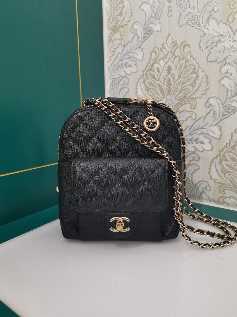 Thumbnail: #26 LNIB Chanel Backpack Mini Caviar Light GHW