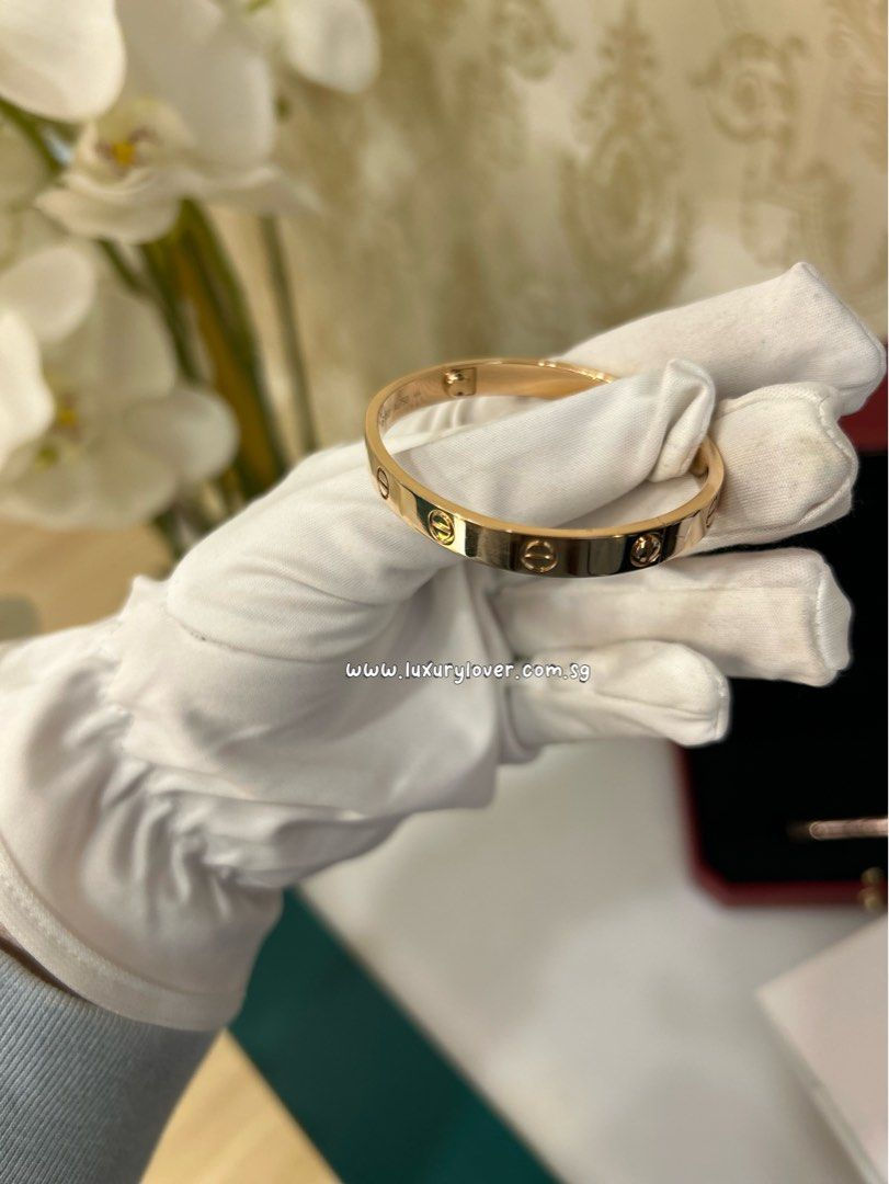 Thumbnail: LNIB Cartier Love Bracelet Pink Gold Size 16