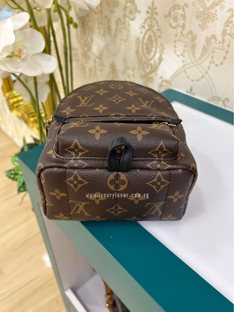 Thumbnail: LNIB LV Palm Springs Mini Backpack Monogram Canvas GHW
