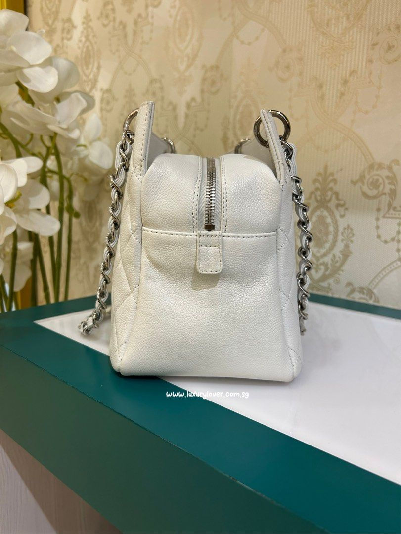 Thumbnail: #12 Like New Chanel PTT White Caviar SHW
