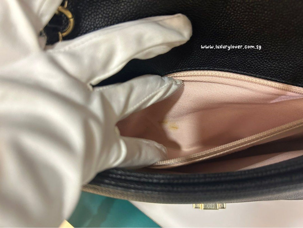Thumbnail: #23 Chanel Flap Bag with Top Handle Black Caviar GHW