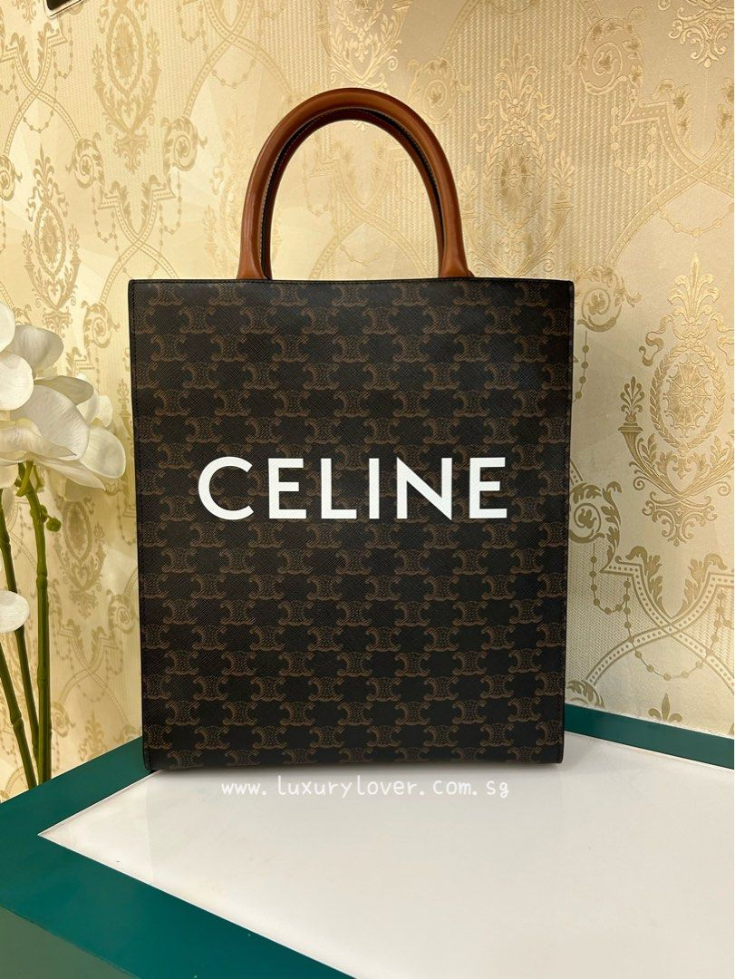 Thumbnail: Like New Celine Small Cabas Tote Vertical in Triomphe