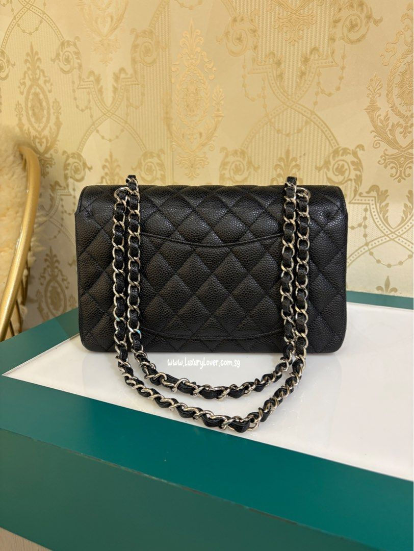 Thumbnail: Chanel Classic Double Flap Small Black Caviar SHW