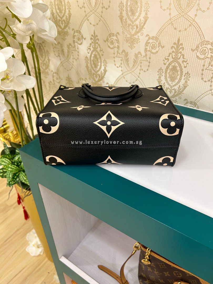 Thumbnail: BNIB LV Onthego PM Black/Beige Biocolor Monogram Empreinte