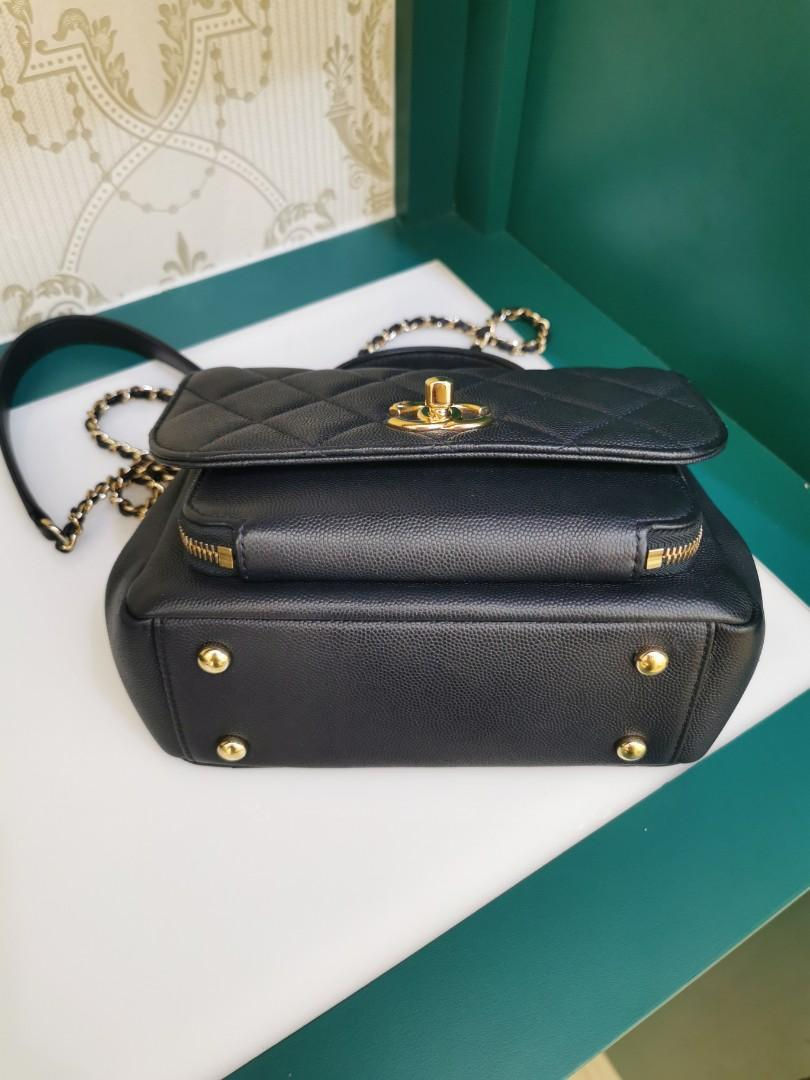 Thumbnail: #28 LNIB Business Affinity Small Navy Caviar GHW