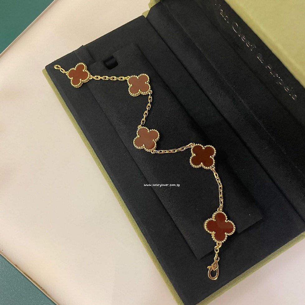 Thumbnail: BNIB Van Cleef & Arpels Vintage Alhambra bracelet, 5 motifs