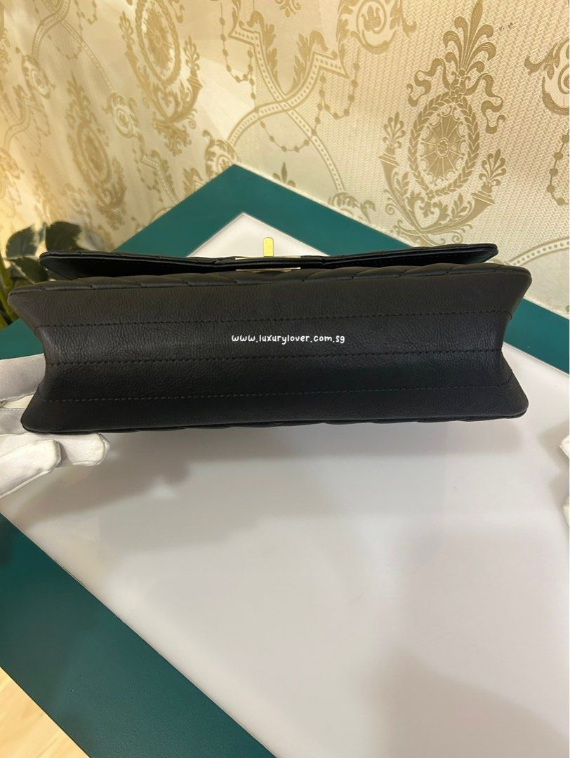 Thumbnail: #27 BNIB Chanel 2.55 Reissue 225 Black Grained Calf GHW