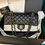 Thumbnail: #24 BNIB Chanel Classic Double Flap Medium Black Lamb GHW