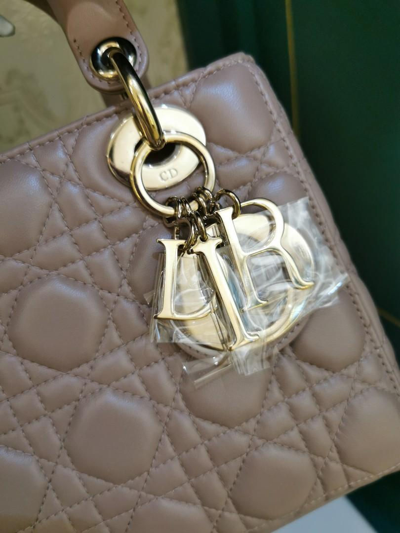 Thumbnail: Brand New My ABC Dior Lady Dior Nude Beige Lamb GHW