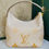 Thumbnail: LV Marshmallow Hobo Cream/Safran Monogram Empreinte GHW