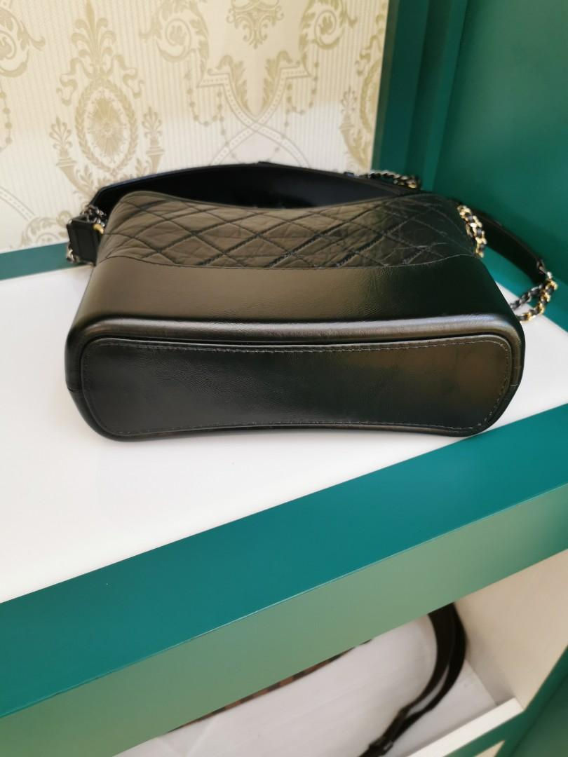 Thumbnail: #29 LNIB Chanel Gabrielle Hobo with Handle New Medium Black