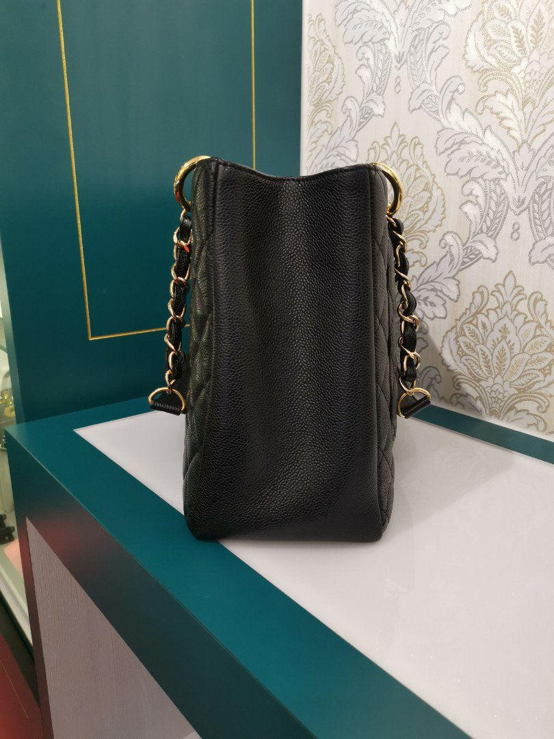 Thumbnail: #19 Brand New Chanel GST Black Caviar with GHW