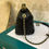Thumbnail: #29 Like New Chanel Hobo Handbag Black Lamb GHW