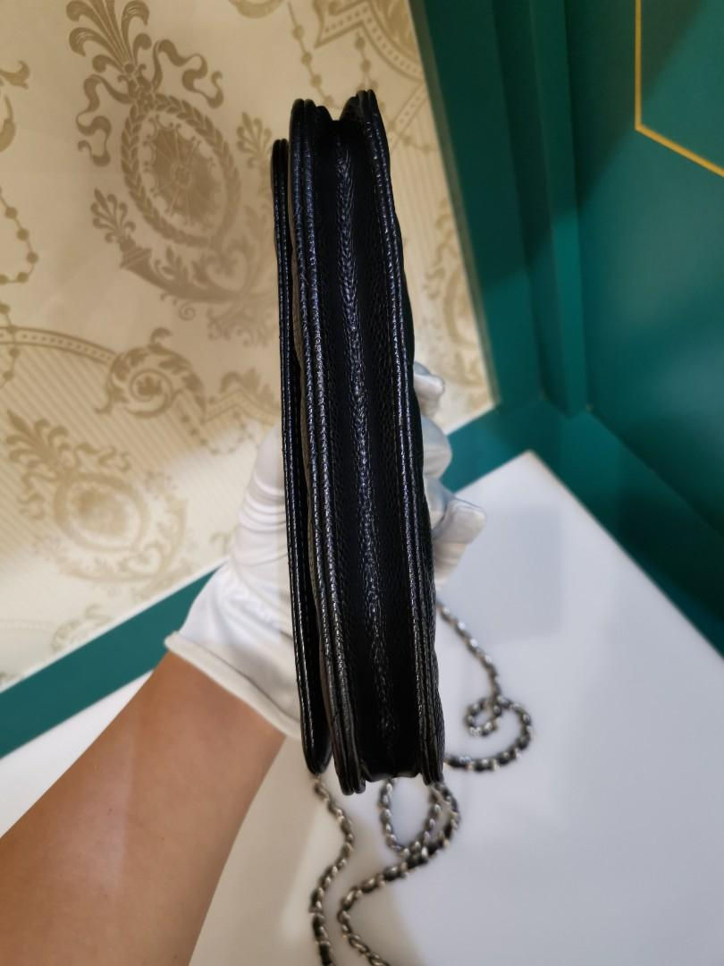 Thumbnail: #28 LNIB Chanel Woc Black Caviar SHW