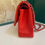 Thumbnail: #22 LNIB Chanel Classic Double Flap Medium Red Lamb SHW