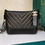 Thumbnail: #26 LNIB Chanel Gabrielle Hobo Small Chevron Black Calf 3HW