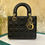 Thumbnail: Like New Lady Dior Small My ABC Dior Black Lamb LGHW