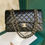 Thumbnail: #14 Like New Chanel Classic Double Flap Medium Black Lamb GHW