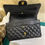 Thumbnail: #12 Like New Chanel Classic Double Flap Medium Black Caviar GHW(Cash S$6,880)