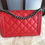 Thumbnail: Chanel Boy New Medium Calfskin Red With Rhw