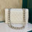 Thumbnail: #10 Chanel Jumbo Classic Single Flap White Caviar SHW
