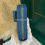 Thumbnail: BNIB Prada Saffiano Ribbon Bow Zip Wallet Cobalto GHW
