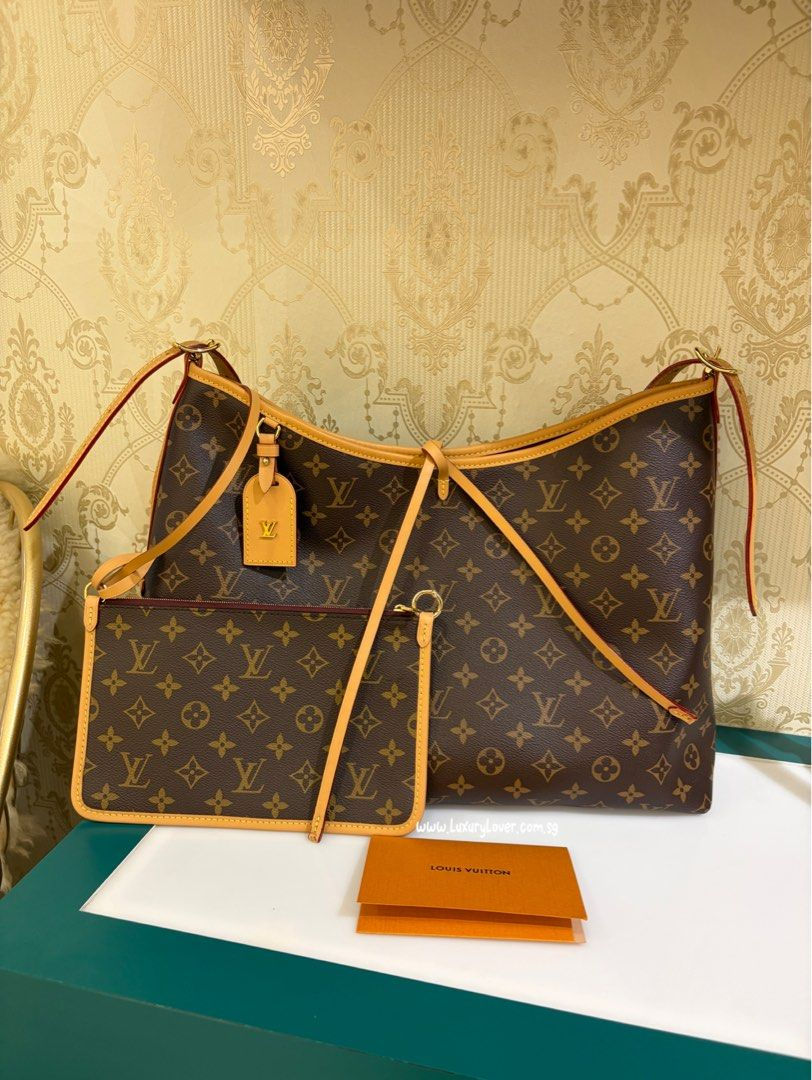 LV Louis Vuitton Carryall MM Monogram Canvas GHW