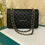 Thumbnail: #15 Chanel Classic Double Flap Medium Black Caviar GHW