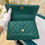 Thumbnail: #25 LNIB Chanel Coco Handle Mini/Small Emerald Green Caviar GHW