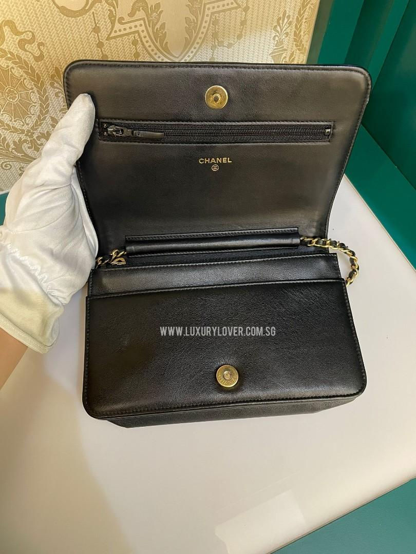 Thumbnail: #24 Chanel WOC Black Lamb GHW