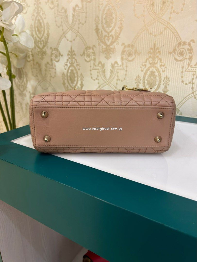 Thumbnail: Dior Small Lady Dior My ABCDior Bag Blush Lamb GHW(Cash S$4,500)