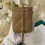 Thumbnail: BNIB Chanel 22B Vanity with Chain Pearl Crush Camel/Beige Lamb GHW