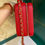 Thumbnail: #25 Like New Chanel Vanity Case Medium Red Caviar GHW