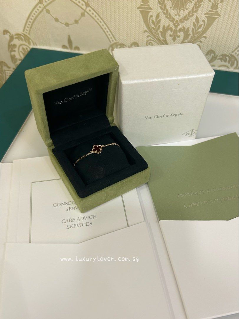 LNIB Van Cleef & Arpels VCA Sweet Alhambra Bracelet 18K Rose Gold