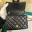 Thumbnail: LNIB Chanel 22S Mini Square Pearl Crush Black Lamb GHW(Cash S$6,390)