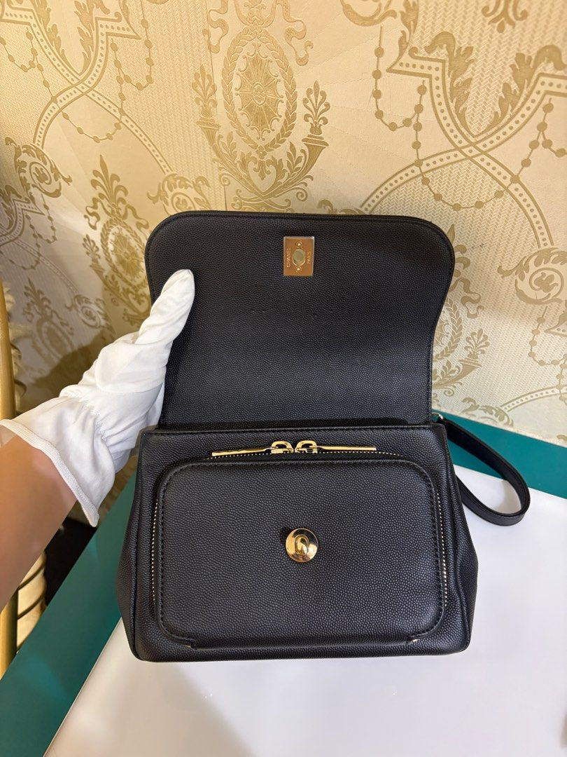Thumbnail: Chanel Business Affinity Small Black Caviar GHW