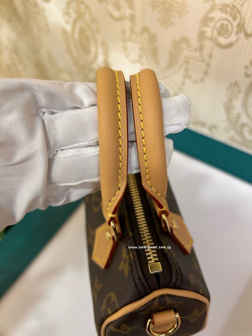 Thumbnail: BNIB LV Louis Vuitton Nano Speedy Monogram Canvas GHW