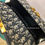 Thumbnail: LNIB Dior Montaigne 30 East West Bag with Chain Blue Oblique