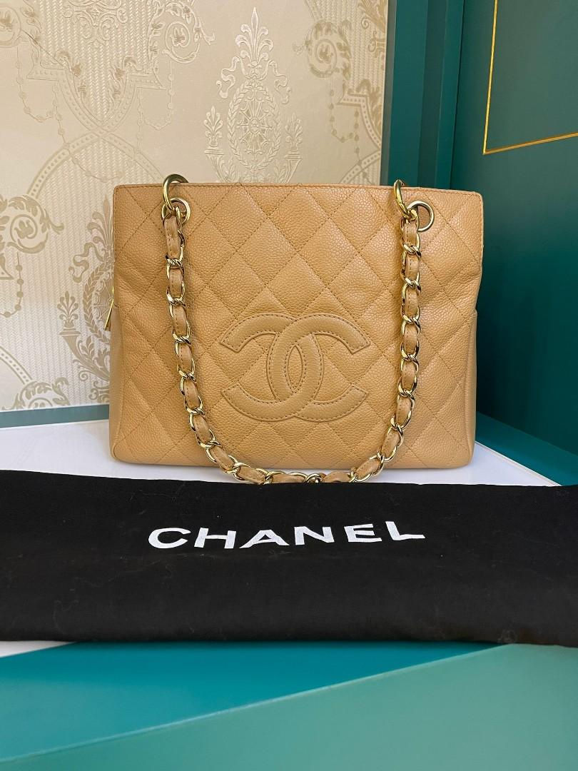 #11 Like New Chanel PTT Dark Beige Caviar GHW