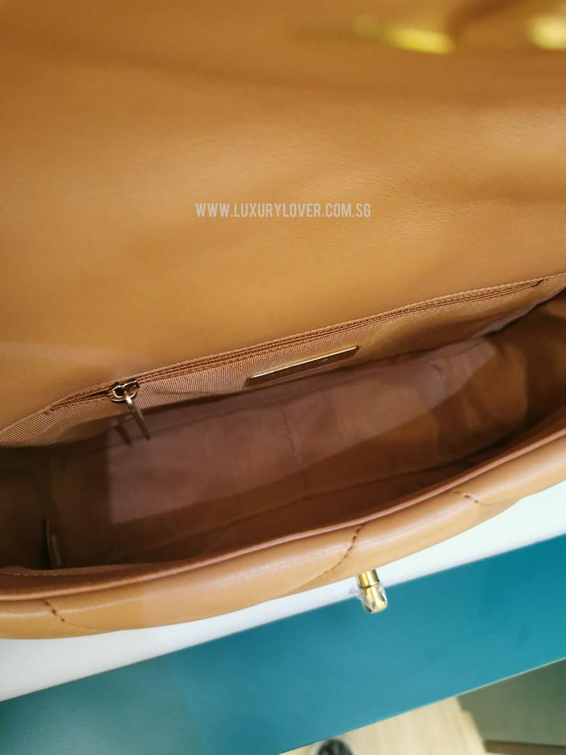 Thumbnail: #31 LNIB Chanel 19 Small Caramel Lamb 3HW