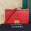 Thumbnail: #25 Chanel Boy Old Medium Red Chevron Caviar GHW