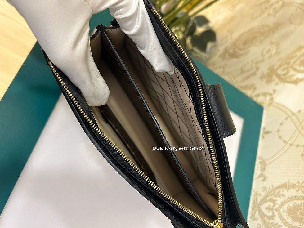 Thumbnail: BNIB Louis Vuitton LV Trunk Clutch Monogram Reverse Canvas GHW