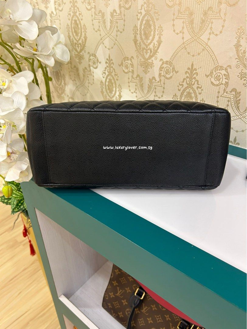 Thumbnail: #17 Like New Chanel GST Black Caviar GHW