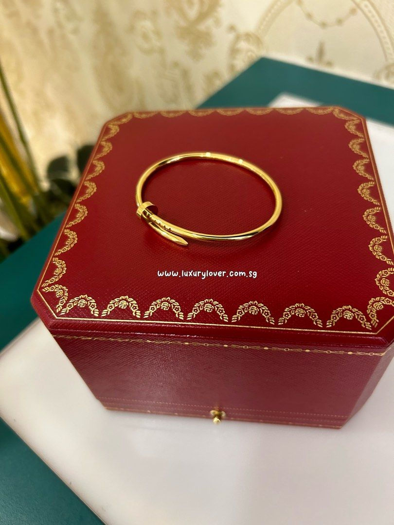 Thumbnail: Cartier Juste Un Clou Bracelet Small Model Yellow Gold Size 15