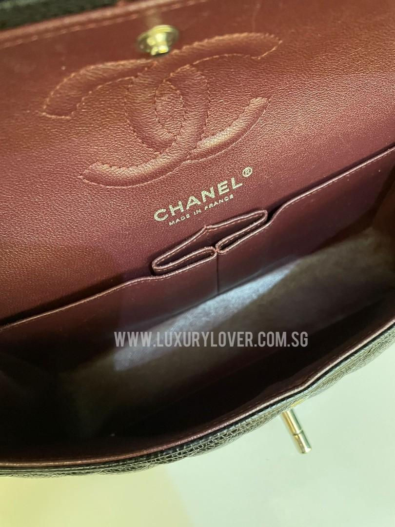 Thumbnail: #25 Chanel Classic Double Flap Small Black Caviar SHW