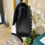 Thumbnail: #24 BNIB Chanel Classic Double Flap Medium Black Lamb GHW