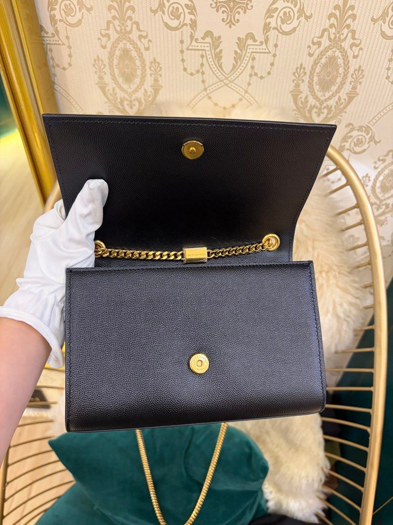 Thumbnail: YSL Kate Small Black Grained Calf Gold(CashS$1,380)