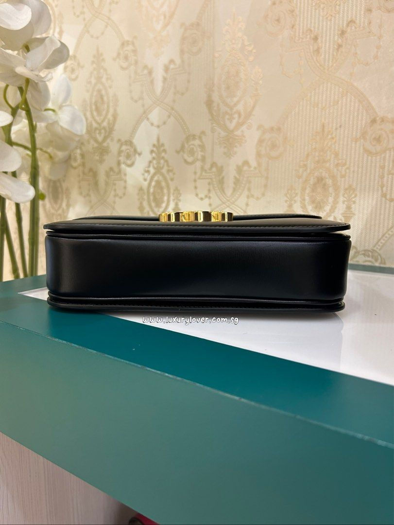 Thumbnail: Like New Celine Classic Triomphe Bag Shiny Calf GHW