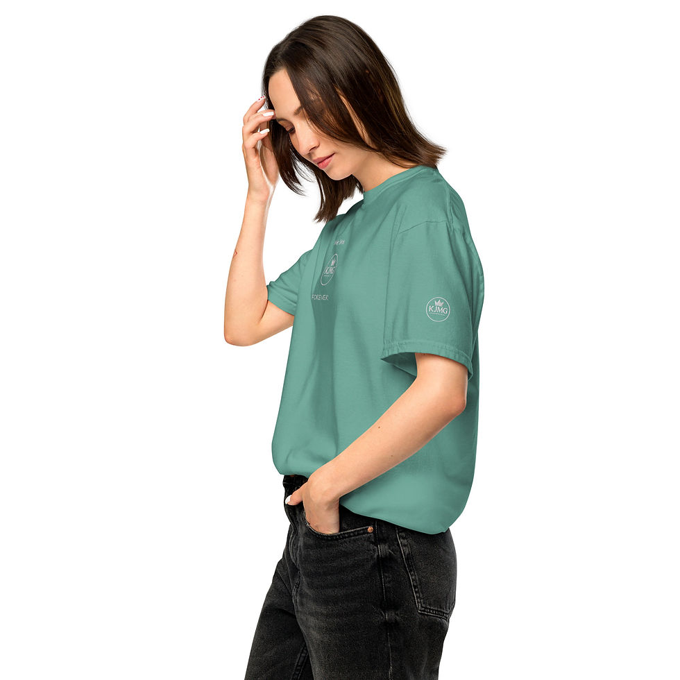 Thumbnail: KJMG We Shine Forever Unisex garment-dyed heavyweight t-shirt